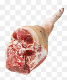 新鲜猪腿肉实物