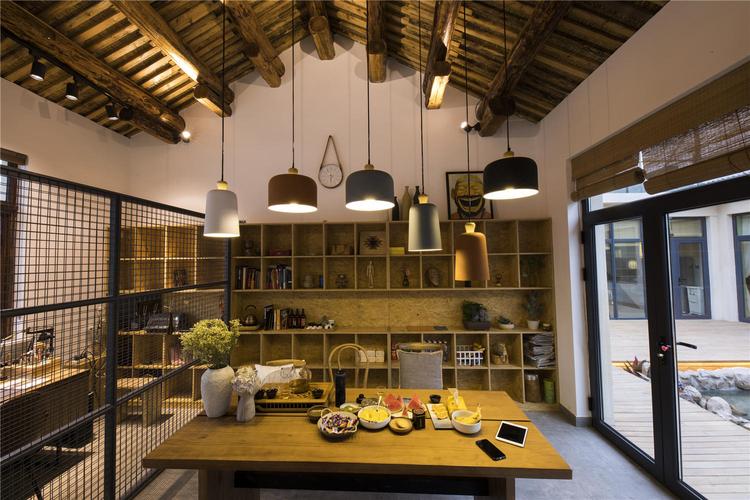 乡村休闲风民宿茶室装修效果图