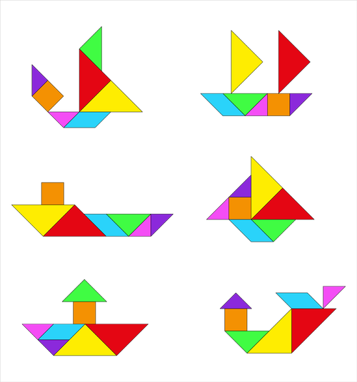 七巧板拼图大全图片手抄报手抄报图片大全集