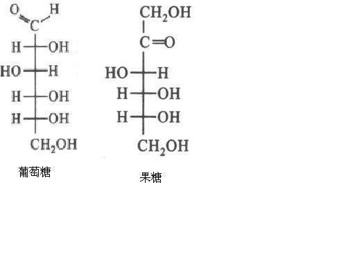 果糖与葡萄糖的分子式都是c6h12o6,且都能产生银镜反应,它们的结构式