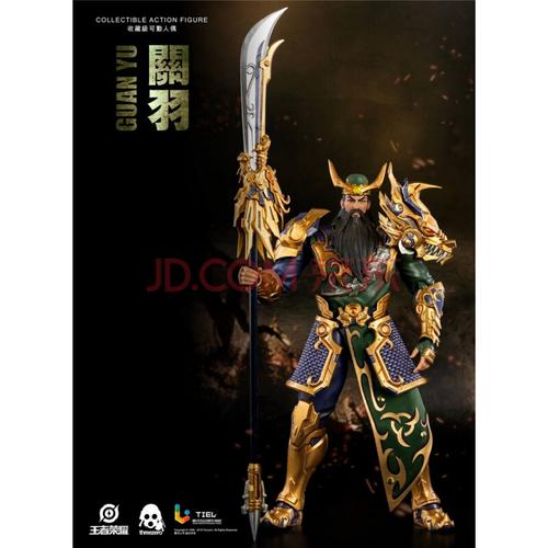 王者荣耀人偶模型 threezero x 关羽张飞刘备赵云诸葛