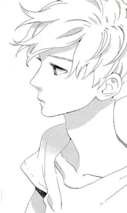 动漫简笔画男生