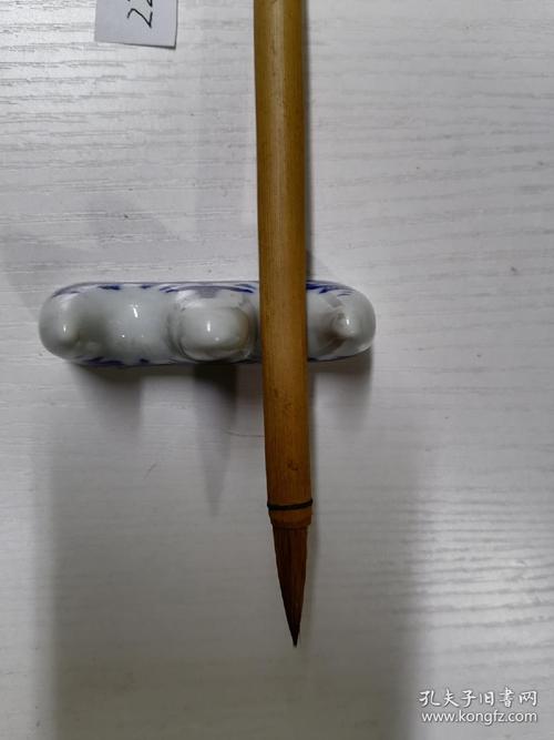 老毛笔,蒙恬牌,精制中山水笔,狼毫泾县晏公堂宣笔厂