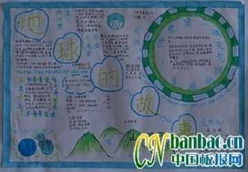 黄土高原地理手抄报