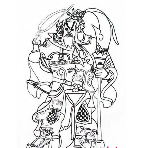 门神简笔画