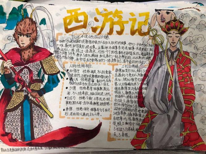 我眼中的--《西游记》手抄报展示讲解