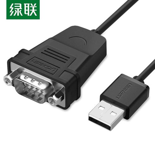 绿联cr104usb20转rs232串口转接线db9线单口带螺母1米30989视频