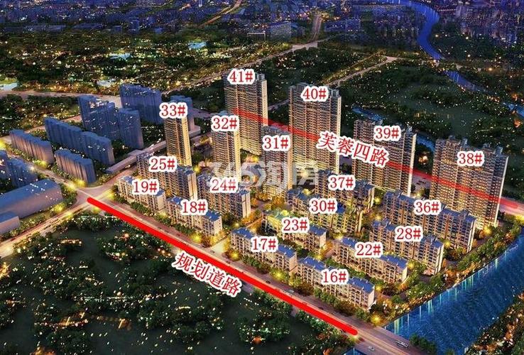 溜溜跑盘:11月实探恒大观澜府,低密度多层外立面已呈现