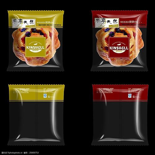 面包食品真空包装袋图片