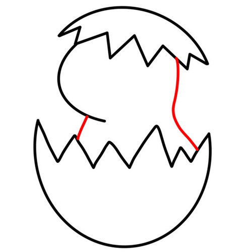 萌萌的恐龙怎么画恐龙蛋宝宝简笔画教程