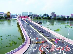 开平新潭江大桥通车