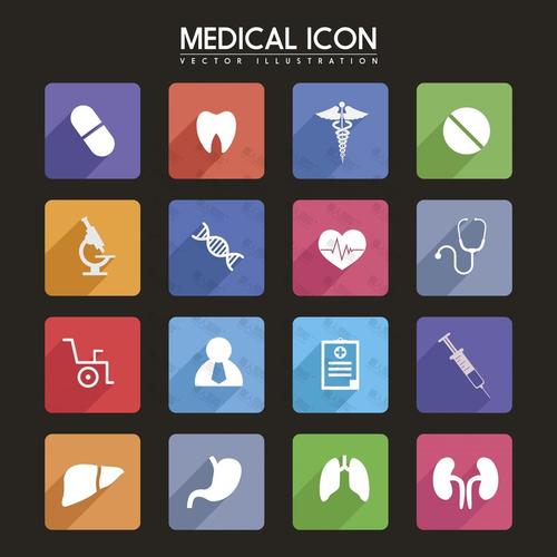 各种医学符号图标
