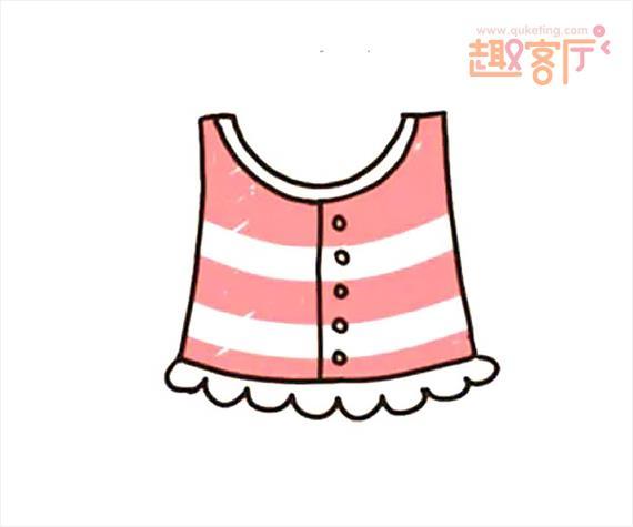 背心简笔画图片 简笔画小背心