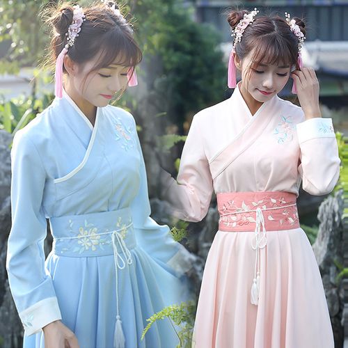 原创设计2017新款民族风复古文艺汉元素古装配饰绣花汉服腰封腰带