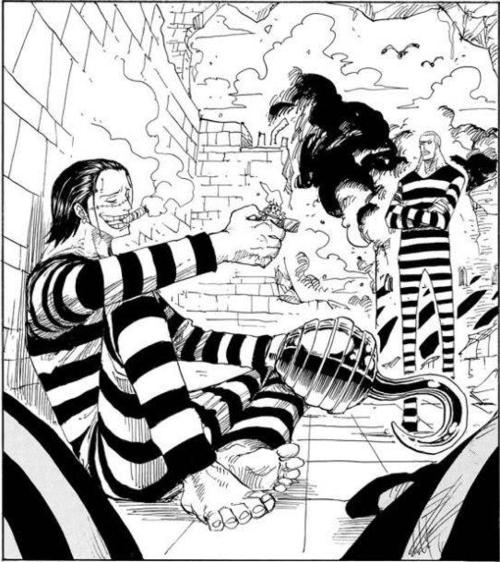 最后被送进了推进城 这也就是为什么路飞在推进城会遇见克洛克达尔和