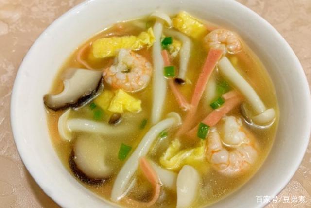 三鲜菌菇汤