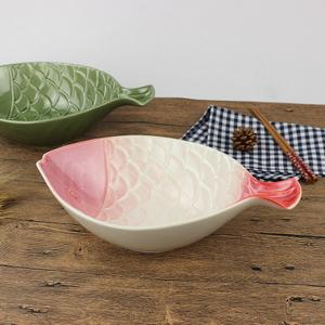 【陶瓷鱼盘鱼形盘图片】陶瓷鱼盘鱼形盘图片大全_好