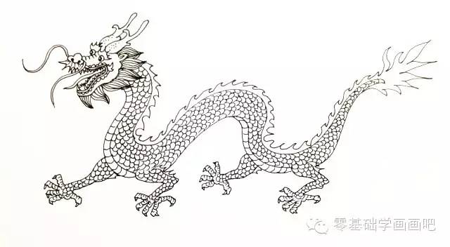 中国龙的画法