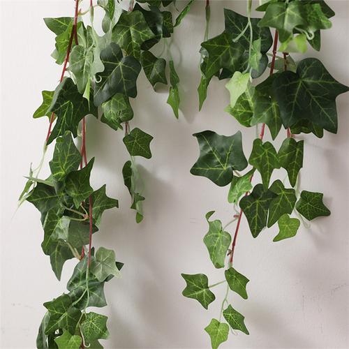 2021新款人工垂吊植物常春藤常春藤叶子墙家庭客房花园婚礼花环外装饰
