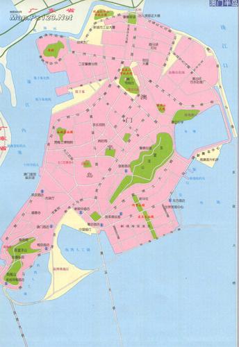 澳门半岛地图