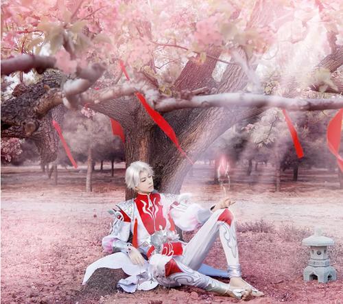 王者荣耀:诸葛亮武陵仙君cos,熊叔这颜值,这是什么神仙?