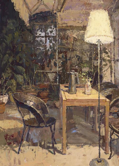 水粉画桌面场景各种桌面场景