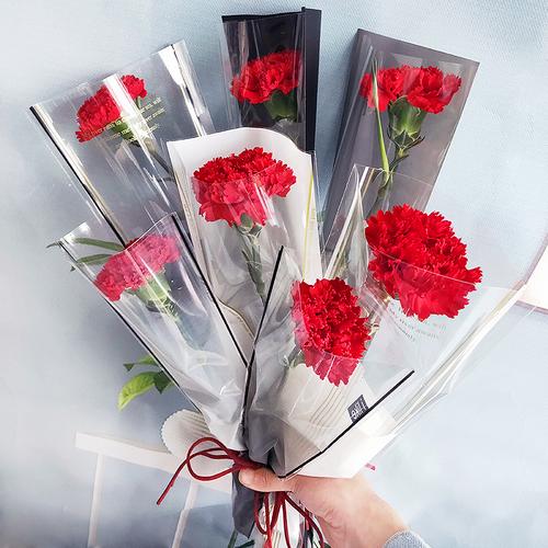 鲜花包装纸单支 康乃馨