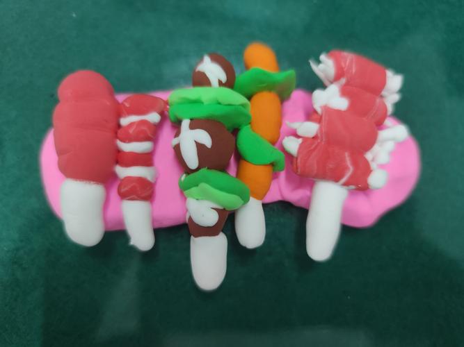 彩泥捏捏乐 烤肉 - 美篇