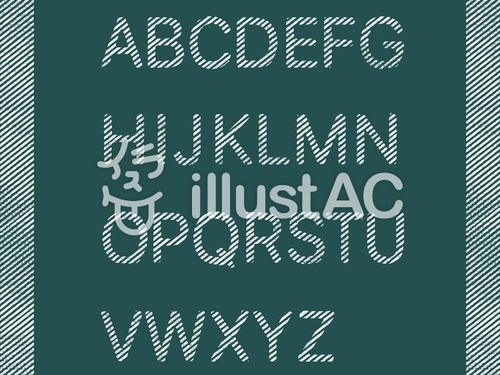 字母粗体字母在黑板上