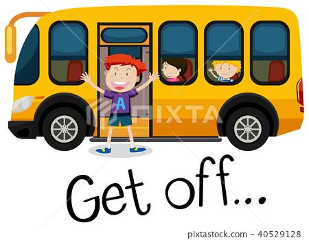 仅供参考,具体如下: 可以 the old woman is getting off the bus 那