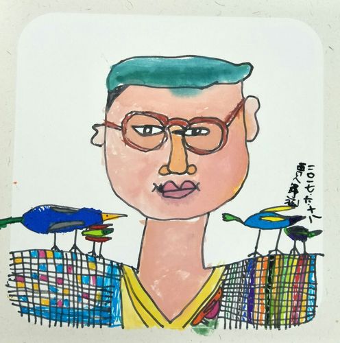 贾舒涵:我爸爸喜欢戴眼镜!