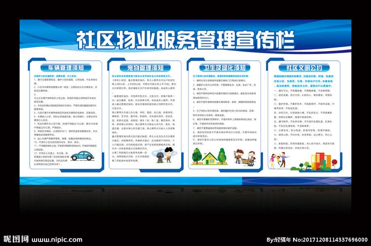 物业管理宣传栏图片