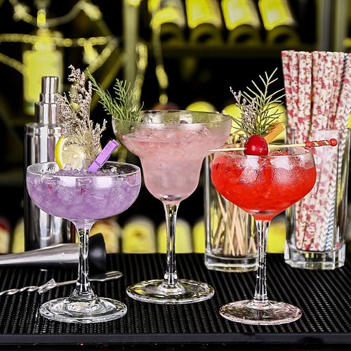 酒吧个性鸡尾酒杯 高脚马天托尼杯 创意组合气泡香槟杯玻璃酒杯子