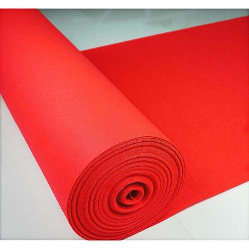 艾洛苏 红色地毯结婚 舞台展会开业一次性红地毯加厚定制庆典展览婚庆