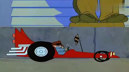 猫和老鼠拥有高科技的老鼠还有火箭般速度的汽车