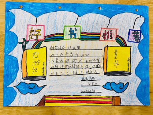 "好书推荐,快乐共享"——好书推荐卡制作展示