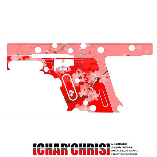 [查尔工坊]水弹短剑vector涂装贴纸免喷漆改装玩具枪彩六csgo定制