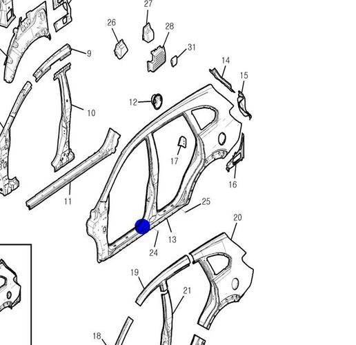车身侧围总成(左)