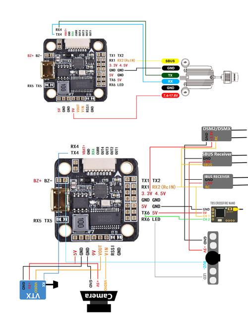 betaflightf7-xsd飞控osd5v9vbecfpv穿越机四轴遥控飞机零配件