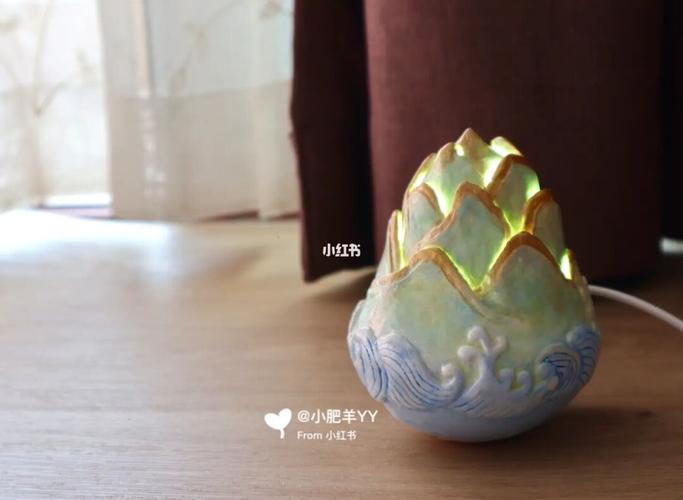 石塑黏土#山海间_粘土_石塑粘土_手工制作_diy_我的粘土世界_兴趣爱好