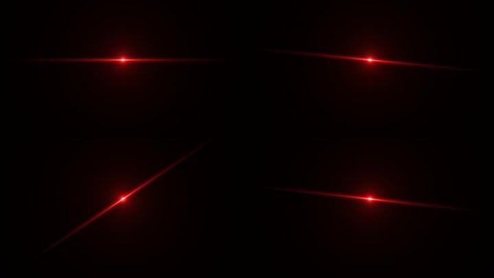 科技激光电光眼睛发红素材