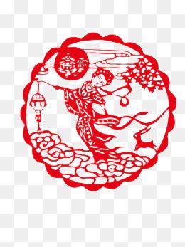 剪纸中秋字做法 手工剪纸图片大全简单-蒲城教育文学网