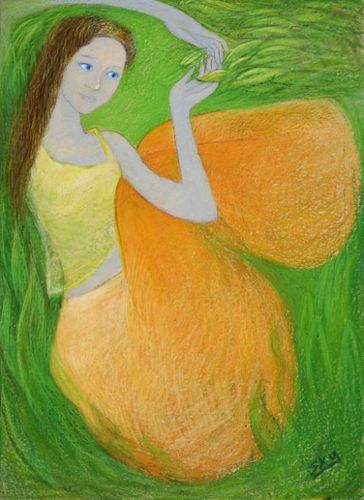 [转载]静女 绘画作品