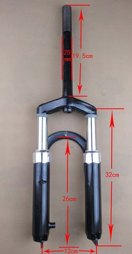 电动车仿液压一体前叉减震龙头14寸16寸18寸简易款电动自行车前叉