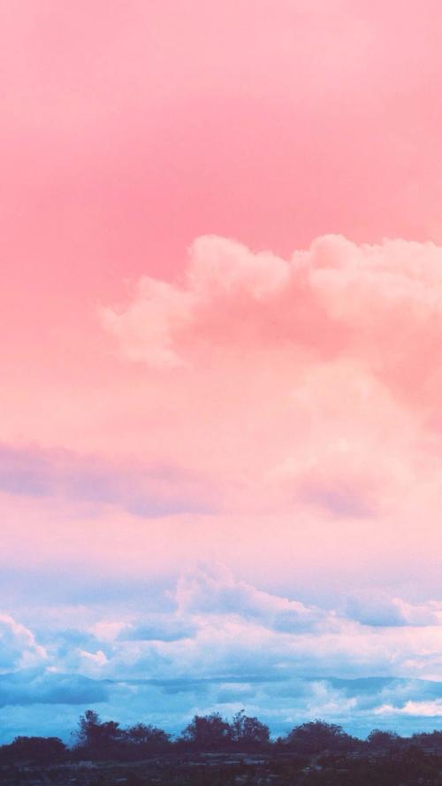 hi 壁纸 红色晚霞.锁屏.唯美平铺