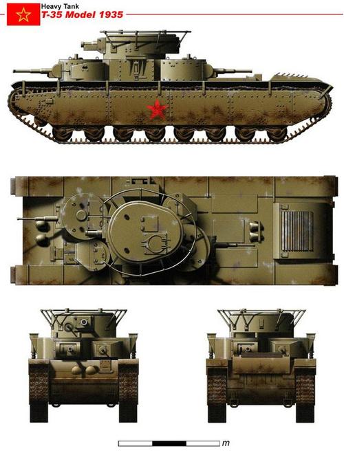 二战苏联坦克装甲车彩色图鉴