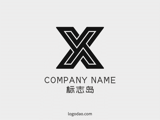 x字母矢量免费标志素材