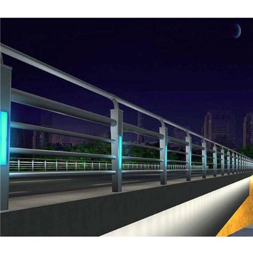 波阳不锈钢道路灯光护栏-【护栏厂家】不锈钢道路灯光