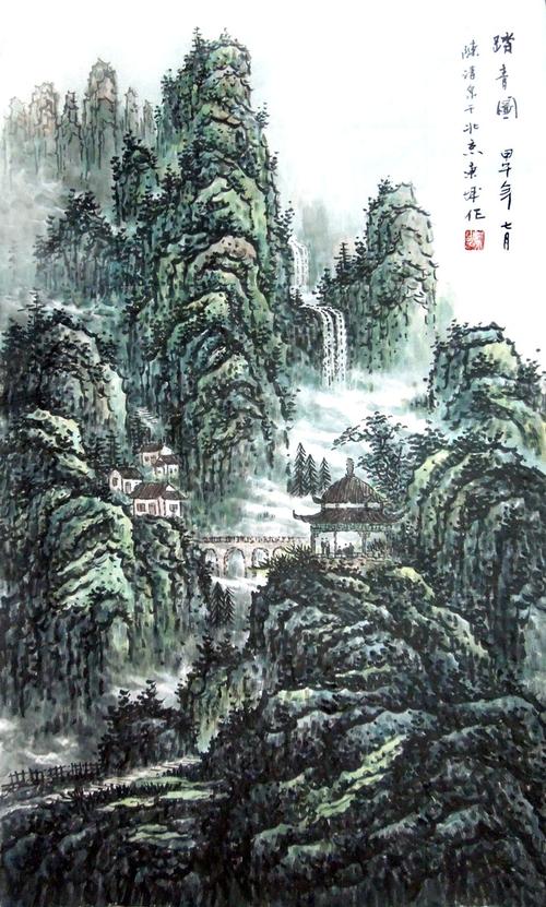 国画斗方_陈清泉艺术官方网