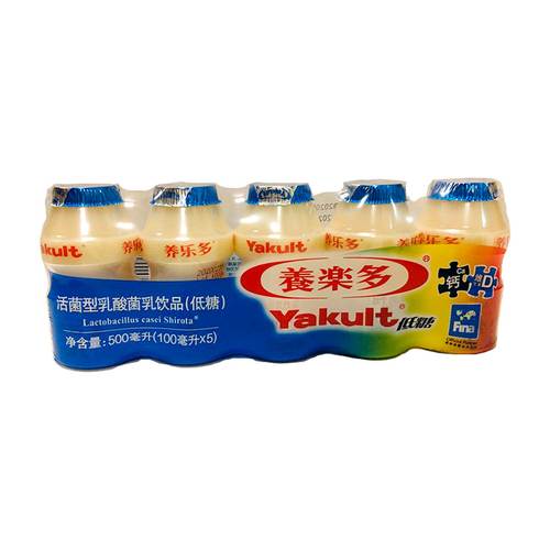 养乐多活菌型乳酸菌乳饮料(低糖) - 进前佳家购,便宜又享受!
